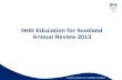 NHS Education for Scotland Annual Review 2013