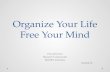 Organize Your Life Free Your Mind