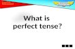 What is perfect tense?