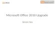 Microsoft Office 2010 Upgrade