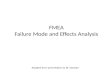 FMEA Failure Mode and Effects Analysis