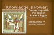Knowledge is Power: