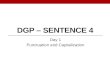 DGP – Sentence 4