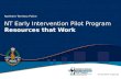 Northern Territory Police NT Early Intervention Pilot Program  Resources that Work