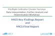 MICS Key Findings Report and MICS Final Report