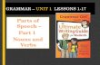 Grammar –  Unit 1   Lessons 1-17