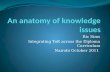 An anatomy of knowledge issues