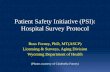 Patient Safety Initiative (PSI): Hospital Survey Protocol