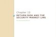Return risk and the Security market line quantfinancejobs