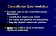 Constellation Quiz Workshop