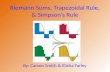 Riemann Sums, Trapezoidal Rule, & Simpsonâ€™s Rule