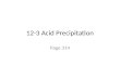12-3 Acid Preci p itation