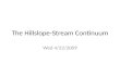 The  Hillslope -Stream Continuum