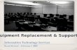 Equipment Replacement & Support
