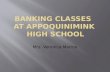 Banking Classes  at Appoquinimink  high school