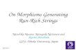 On Morphisms  Generating Run-Rich Strings