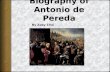 Biography of Antonio de  Pereda