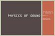 Physics of Sound