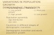 Variations in Population  Growth Demographic  Transition