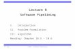 Lecture 8 Software Pipelining