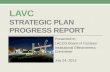 LAVC Strategic plan Progress Report