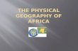 The physical geography of  africa
