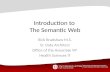 Introduction to  T he Semantic Web