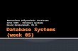 Database Systems {week  05}