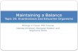 Maintaining a Balance Topic 20: Enantiostasis and Estuarine Organisms