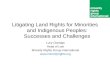 Litigating Land Rights for Minorities and Indigenous Peoples: Successes and Challenges