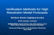 Verification Methods for High Resolution Model Forecasts