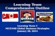 Learning Team Comprehensive Outline