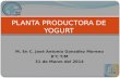 PLANTA PRODUCTORA DE YOGURT