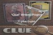 “Clue” Writing Project