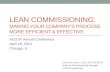 Lean Commissioning: Making Your Company’s Process More Efficient & Effective