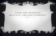 How did Buddha achieve enlightenment?
