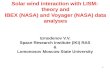Solar wind interaction with LISM :  theory and IBEX (NASA) and Voyager (NASA) data analyses