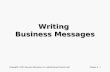 Writing  Business Messages