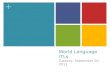 World Language  ITLs
