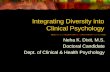 Integrating Diversity into Clinical Psychology