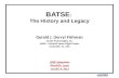 BATSE :  The History and Legacy Gerald  J. (Jerry)  Fishman Jacobs Technologies, Inc.