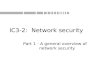 I C 3-2:  Network security
