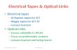 Electrical Tapes & Optical Links