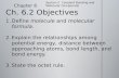 Ch. 6.2 Objectives
