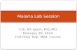 Malaria Lab Session