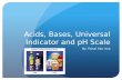 Acids, Bases, Universal Indicator and pH Scale
