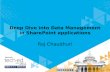 Deep Dive into Data Management in SharePoint applications