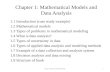 Chapter 1: Mathematical Models and Data Analysis
