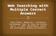Web Searching with Multiple Correct Answers