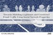 Towards Modeling Legitimate and Unsolicited Email Traffic Using Social Network  Properties